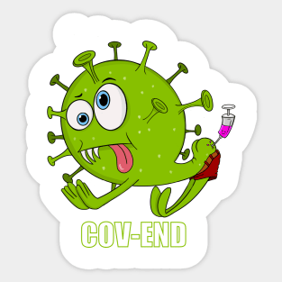 Corona Virus Sticker